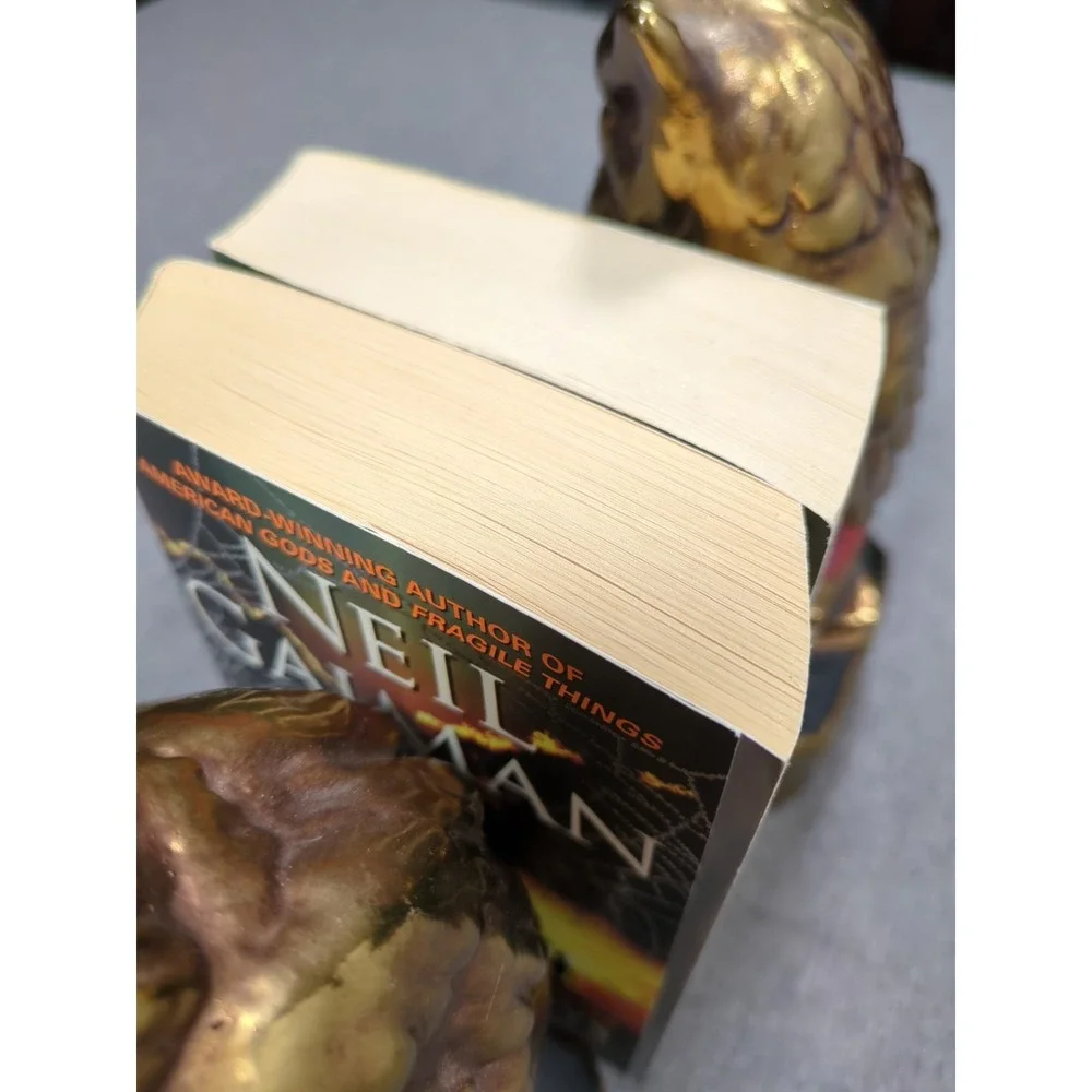 Neil Gaiman Lot of 2 American Gods &‎ Anansi Boys Vintage Paperbacks